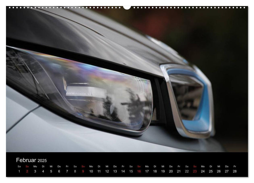 BMW i3 (CALVENDO Wandkalender 2025)