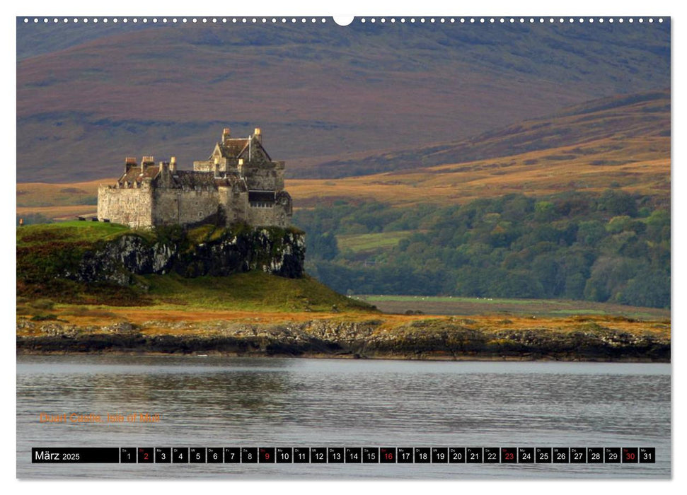 Schottland und Edinburgh (CALVENDO Premium Wandkalender 2025)