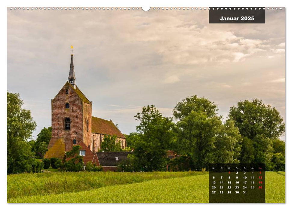 Abends in Ostfriesland (CALVENDO Premium Wandkalender 2025)