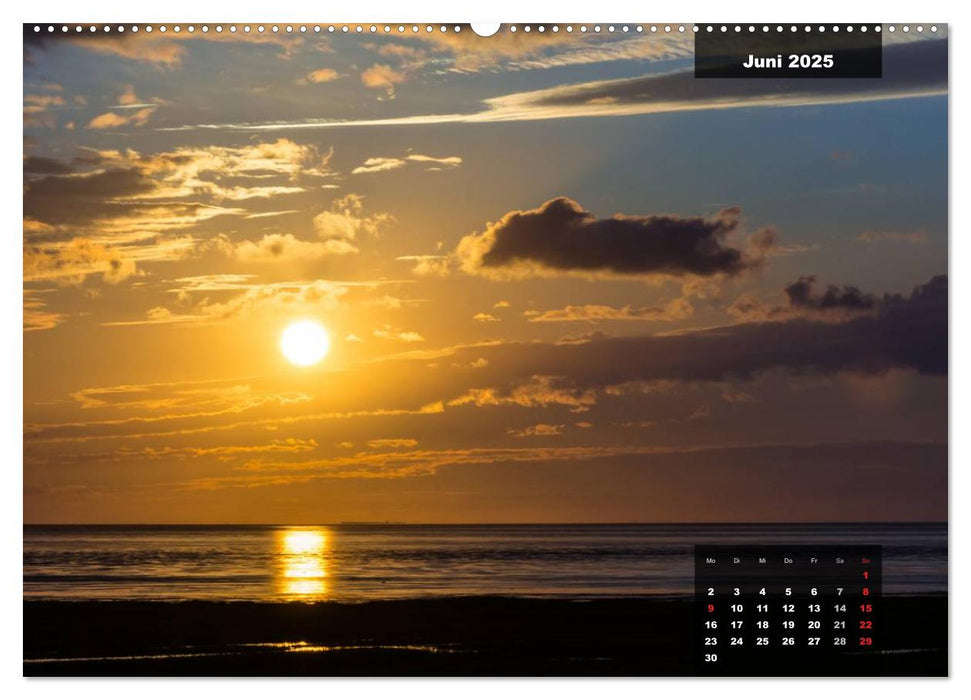 Abends in Ostfriesland (CALVENDO Premium Wandkalender 2025)