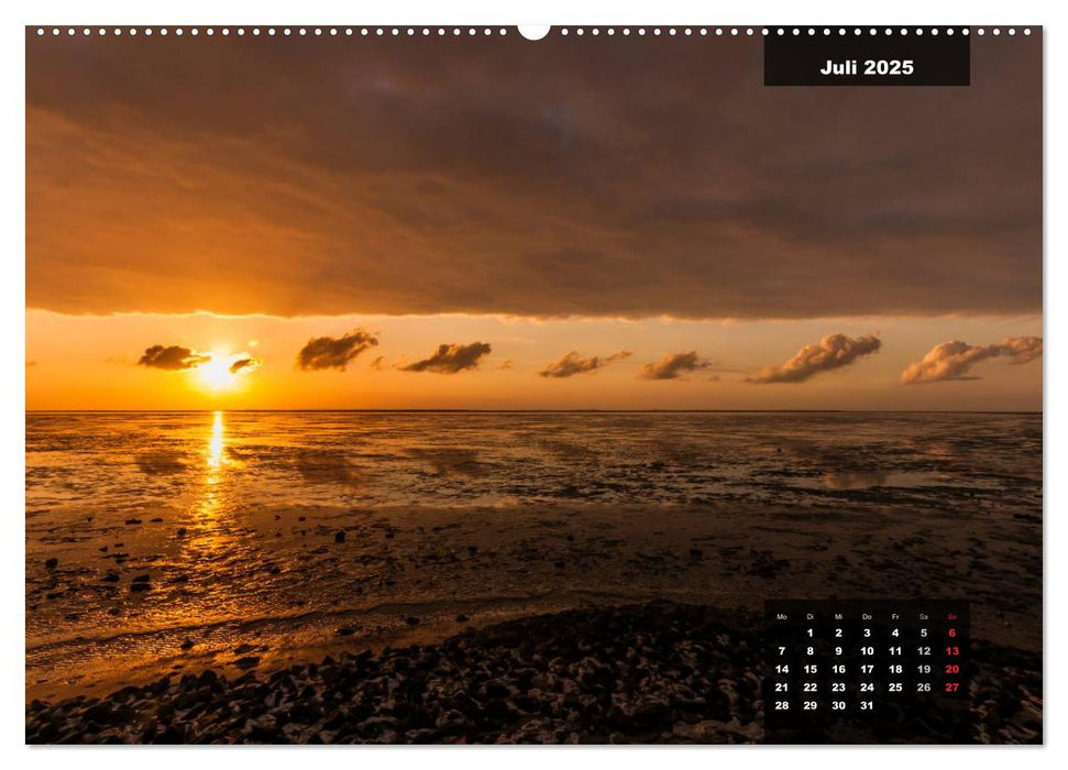 Abends in Ostfriesland (CALVENDO Premium Wandkalender 2025)