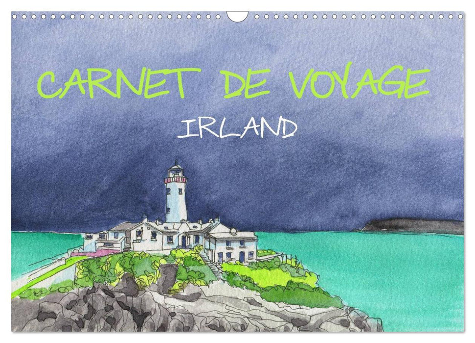 IRLAND - CARNET DE VOYAGE (CALVENDO Wandkalender 2025)