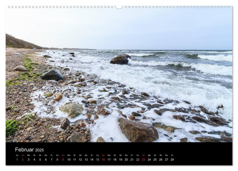 Die Ostsee - Von Travemünde bis Stralsund (CALVENDO Premium Wandkalender 2025)