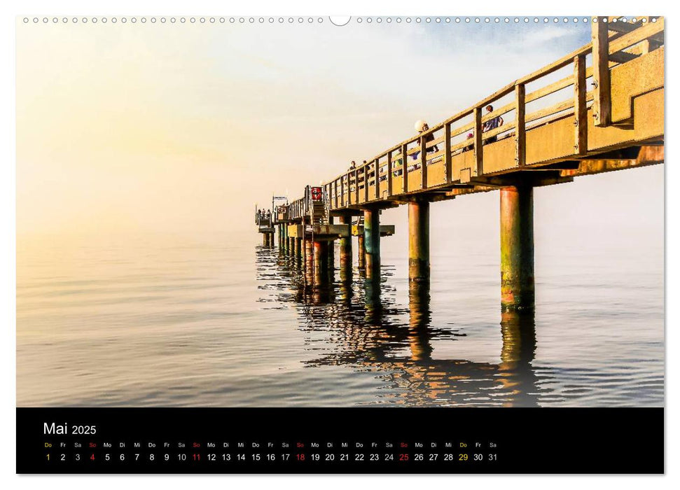 Die Ostsee - Von Travemünde bis Stralsund (CALVENDO Premium Wandkalender 2025)