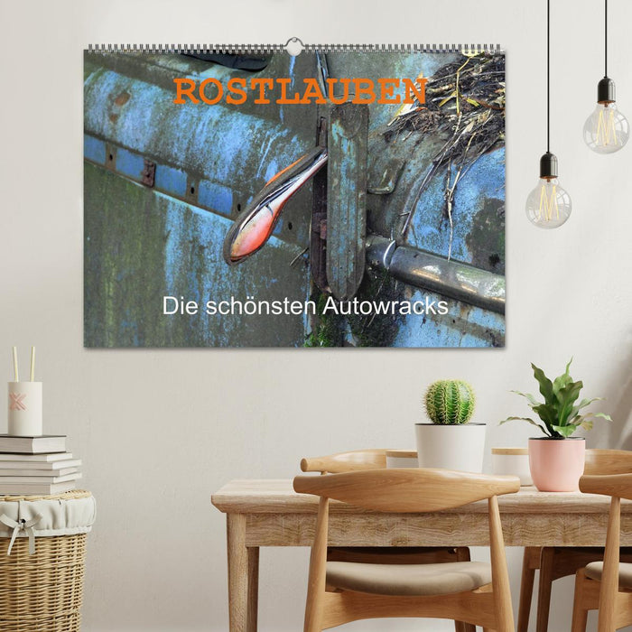 ROSTLAUBEN Die schönsten Autowracks (CALVENDO Wandkalender 2025)