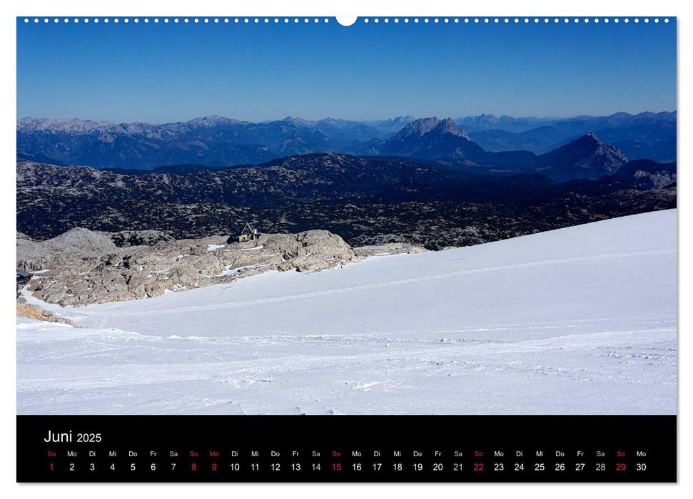 Der Dachstein - Massiv in den Alpen (CALVENDO Wandkalender 2025)