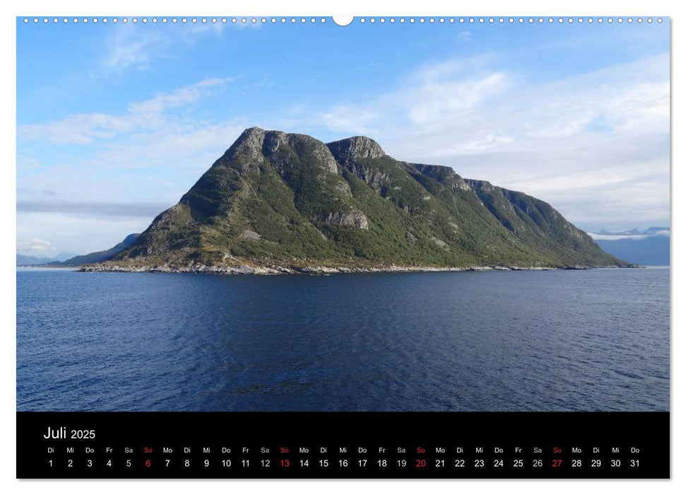 Impressionen von Norwegen entlang der Hurtigruten (CALVENDO Premium Wandkalender 2025)