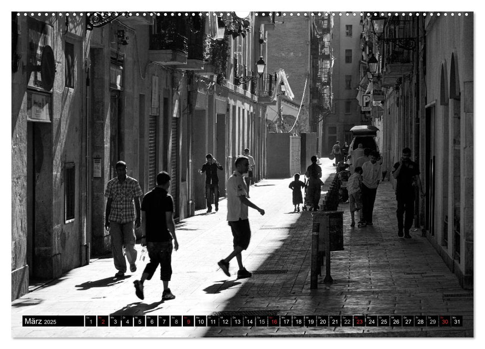 Streetlife Barcelona (CALVENDO Premium Wandkalender 2025)