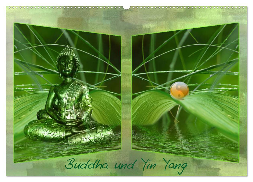 Buddha und Yin Yang (CALVENDO Wandkalender 2025)