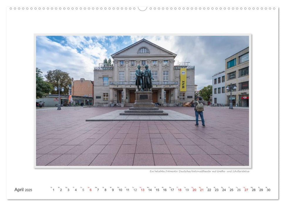 Emotionale Momente: Weimarer Ansichten. (CALVENDO Premium Wandkalender 2025)