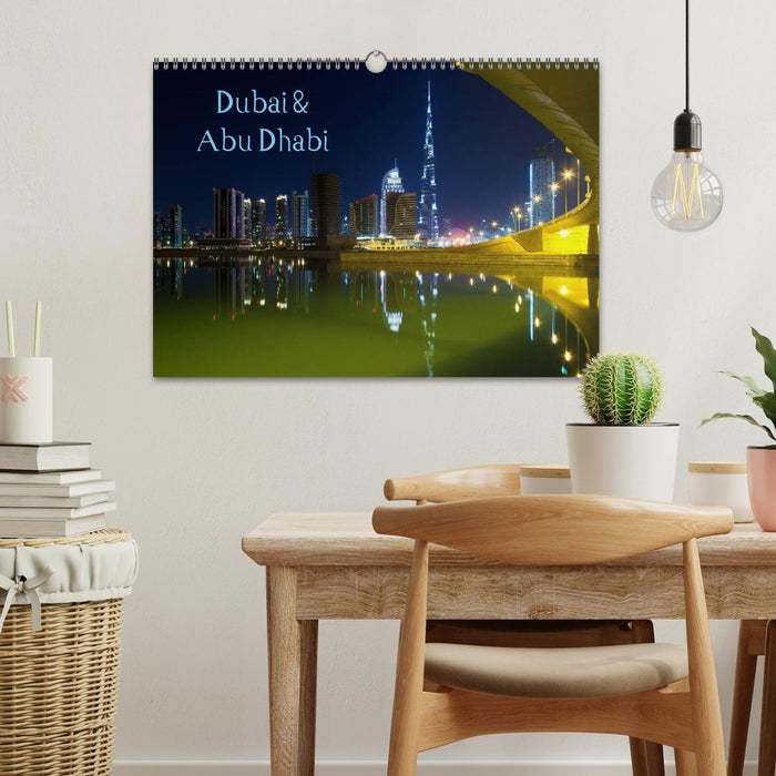 Dubai und Abu Dhabi 2025 (CALVENDO Wandkalender 2025)