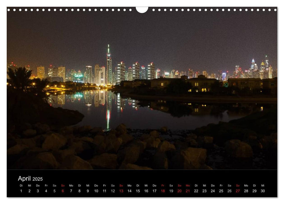 Dubai und Abu Dhabi 2025 (CALVENDO Wandkalender 2025)