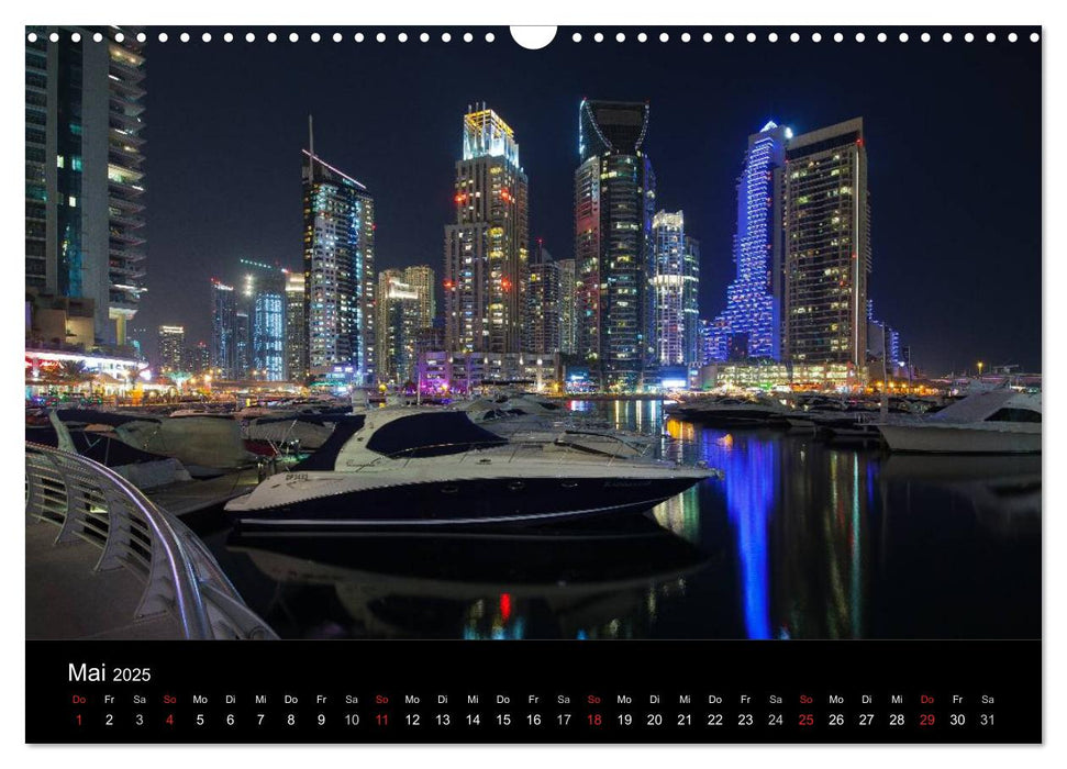 Dubai und Abu Dhabi 2025 (CALVENDO Wandkalender 2025)