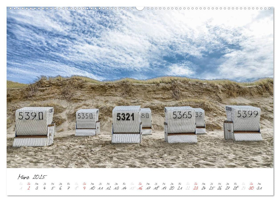 Sylt (CALVENDO Premium Wandkalender 2025)