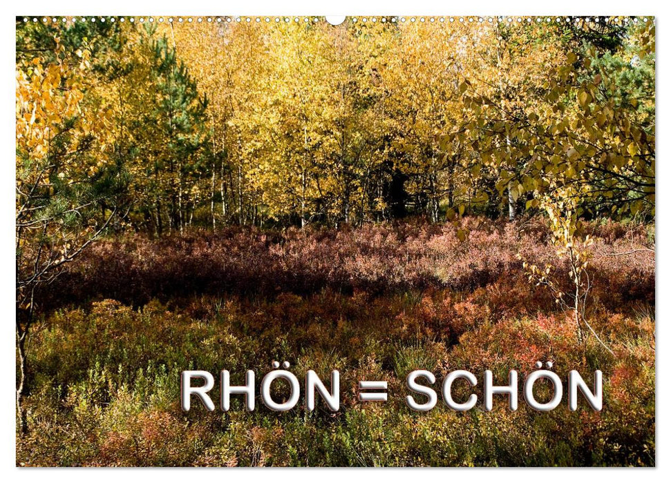 RHÖN = SCHÖN (CALVENDO Wandkalender 2025)