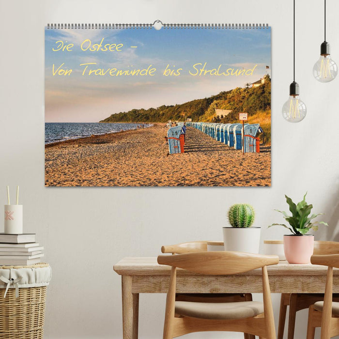 Die Ostsee - Von Travemünde bis Stralsund (CALVENDO Wandkalender 2025)