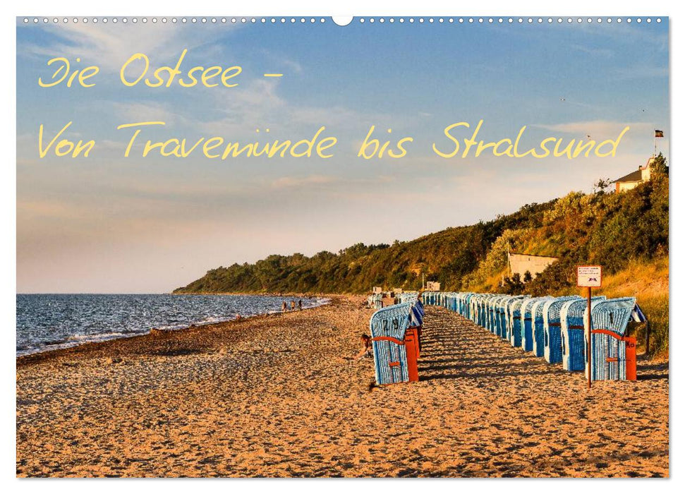 Die Ostsee - Von Travemünde bis Stralsund (CALVENDO Wandkalender 2025)