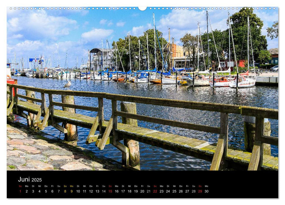 Die Ostsee - Von Travemünde bis Stralsund (CALVENDO Wandkalender 2025)