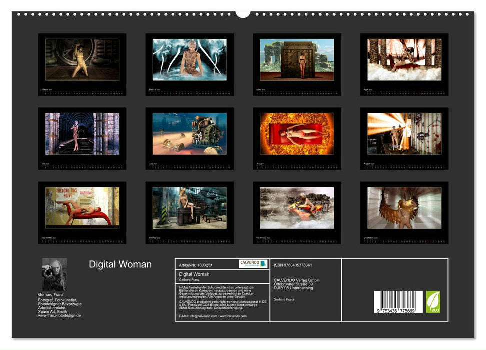 Digital Woman (CALVENDO Premium Wandkalender 2025)