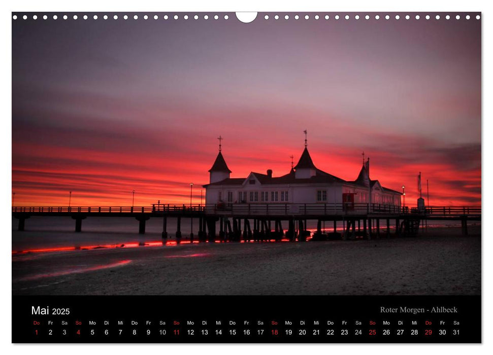 Usedom 2025 Rendezvous zwischen Ahlbeck und Heringsdorf (CALVENDO Wandkalender 2025)