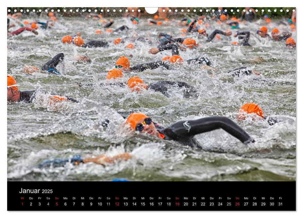 Fascination Triathlon (CALVENDO Wandkalender 2025)