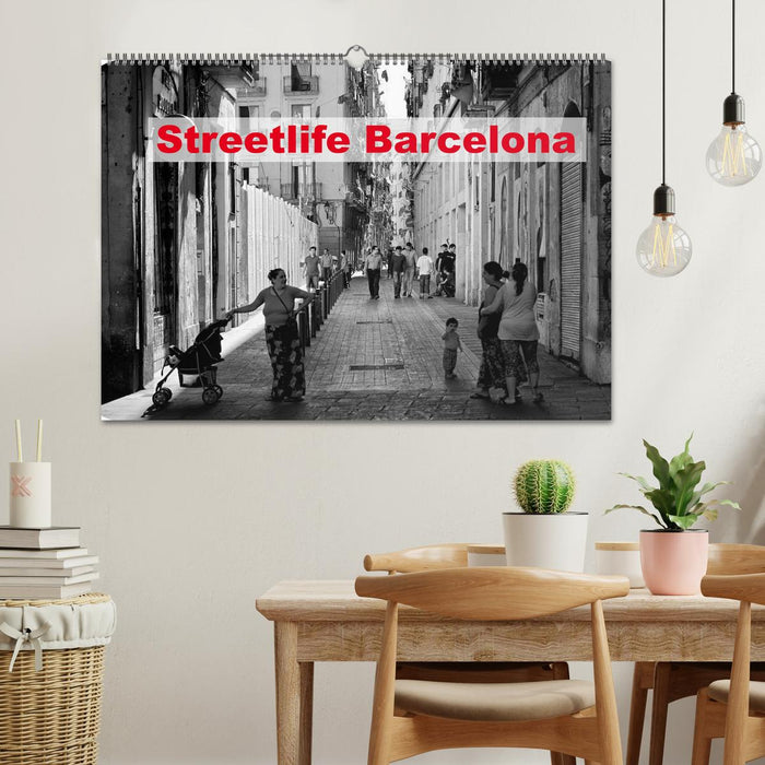 Streetlife Barcelona (CALVENDO Wandkalender 2025)