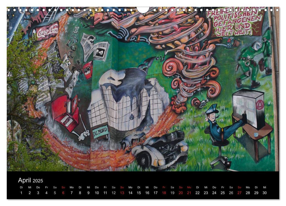 Graffitis (CALVENDO Wandkalender 2025)