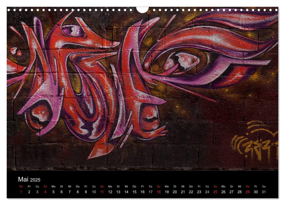 Graffitis (CALVENDO Wandkalender 2025)