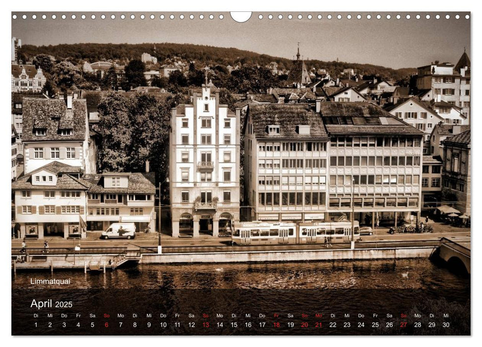 Gutes altes Zürich (CALVENDO Wandkalender 2025)