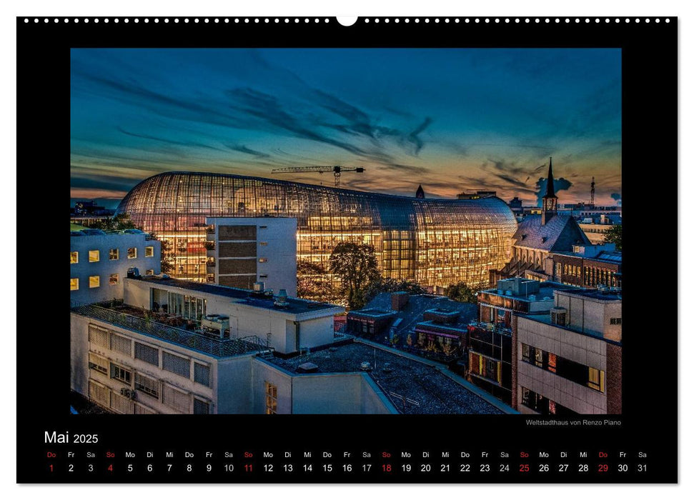 Köln – Nachts 2025 (CALVENDO Premium Wandkalender 2025)