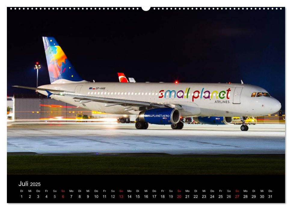 Welt der Flugzeuge (CALVENDO Premium Wandkalender 2025)