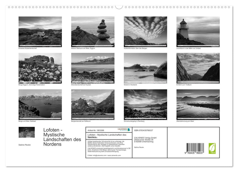 Lofoten - Mystische Landschaften des Nordens (CALVENDO Premium Wandkalender 2025)