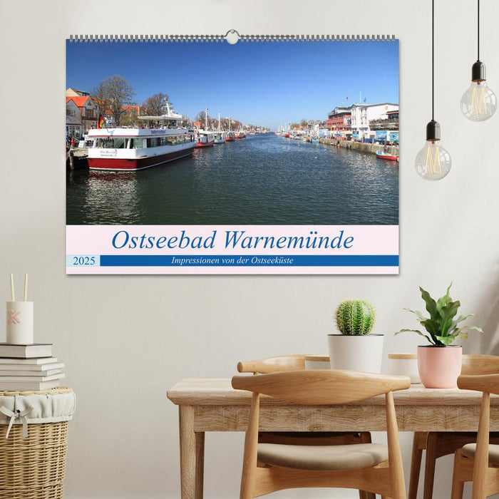 Ostseebad Warnemünde (CALVENDO Wandkalender 2025)