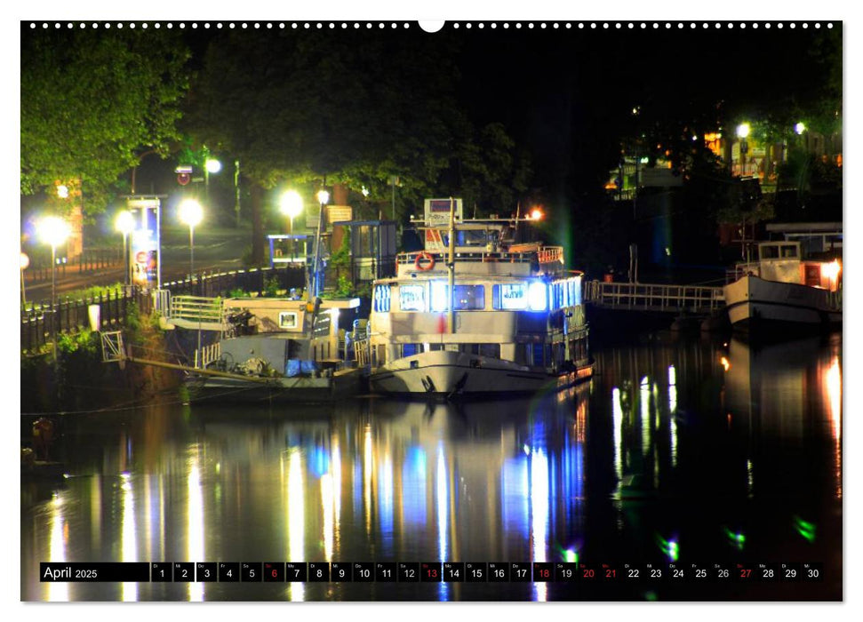 Heidelberg - Nächtliche Impressionen (CALVENDO Premium Wandkalender 2025)