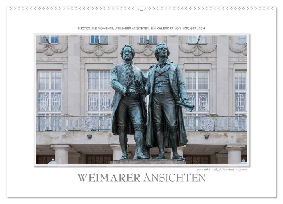 Emotionale Momente: Weimarer Ansichten. (CALVENDO Wandkalender 2025)