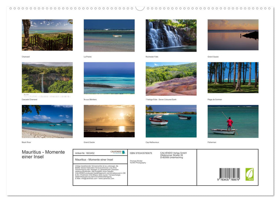 Mauritius - Momente einer Insel (CALVENDO Premium Wandkalender 2025)