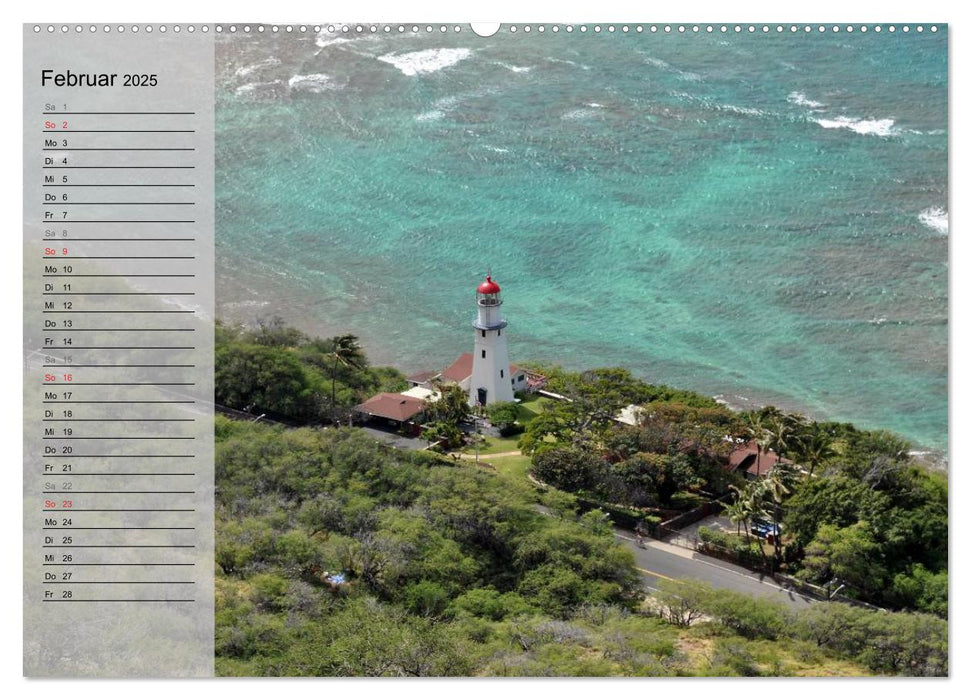 Land of Aloha - Hawaii Monatsplaner (CALVENDO Premium Wandkalender 2025)