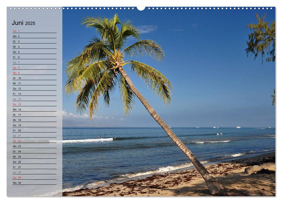 Land of Aloha - Hawaii Monatsplaner (CALVENDO Premium Wandkalender 2025)