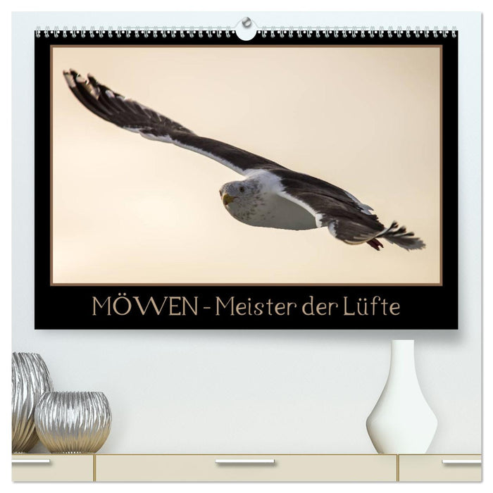 Möwen - Meister der Lüfte (CALVENDO Premium Wandkalender 2025)