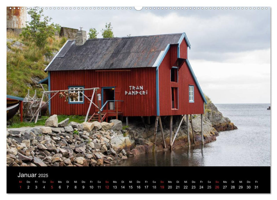 Lofoten - Norwegen zwischen Bergen und Meer (CALVENDO Wandkalender 2025)