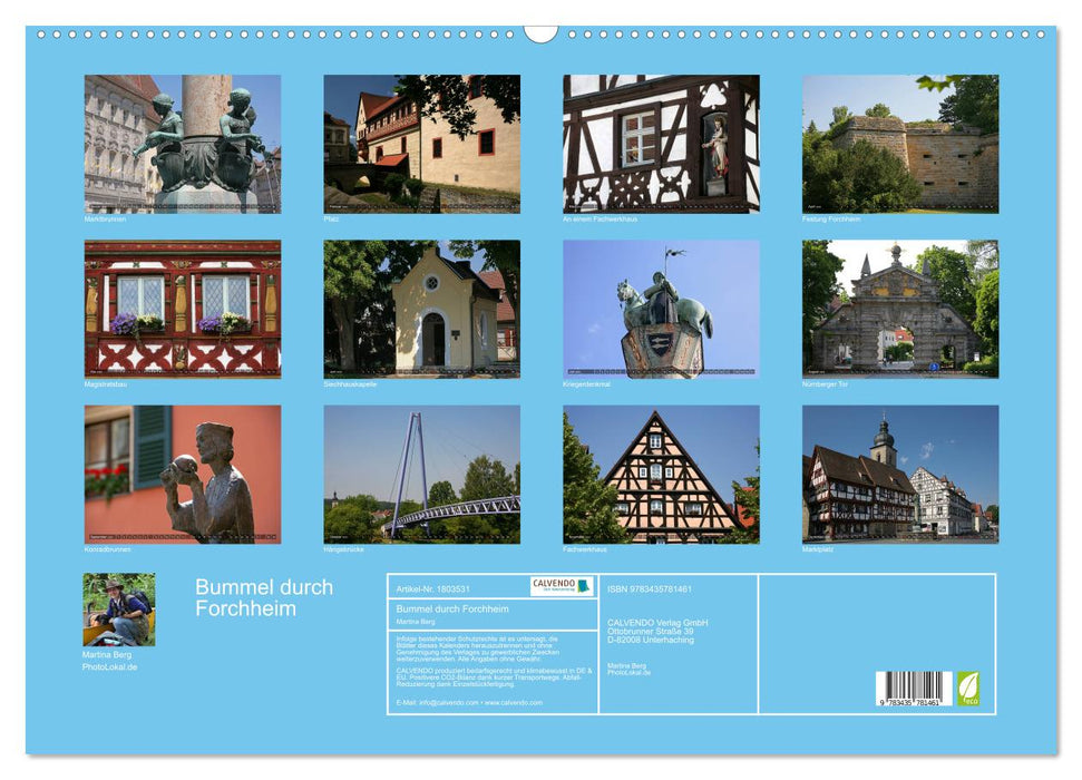 Bummel durch Forchheim (CALVENDO Wandkalender 2025)