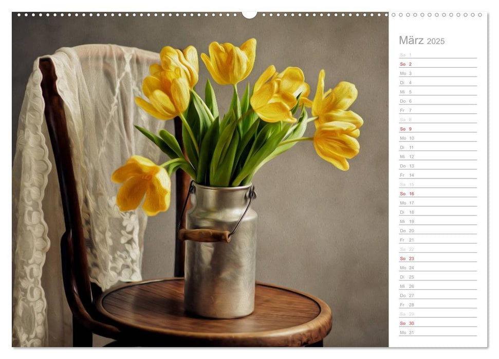 klassische Stillleben (CALVENDO Premium Wandkalender 2025)