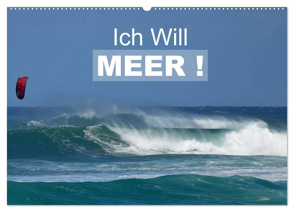 Ich will Meer ! (CALVENDO Wandkalender 2025)