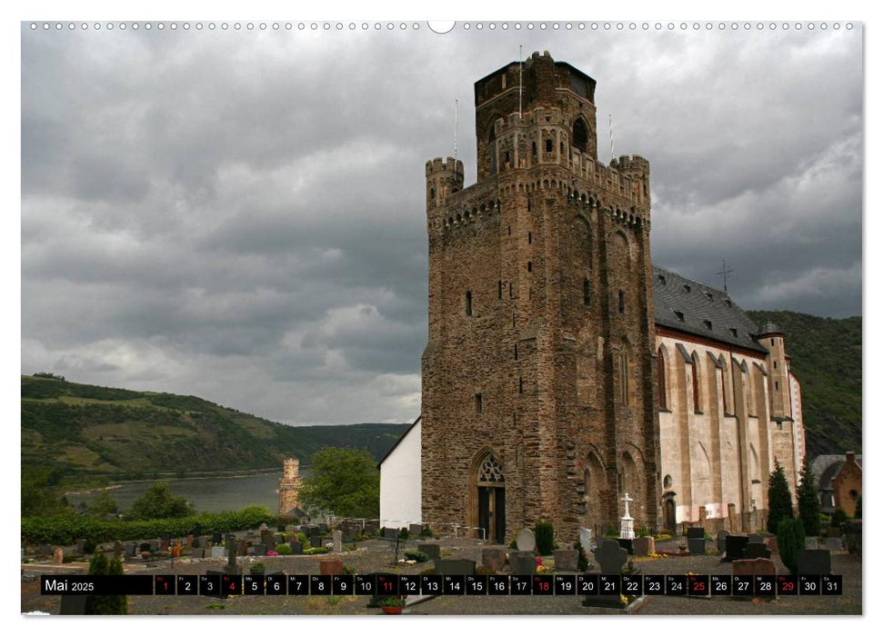 Oberwesel am Rhein (CALVENDO Premium Wandkalender 2025)