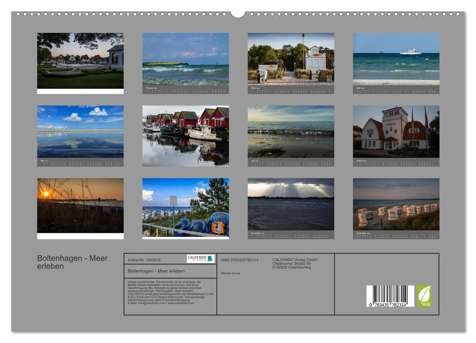 Boltenhagen - Meer erleben (CALVENDO Premium Wandkalender 2025)
