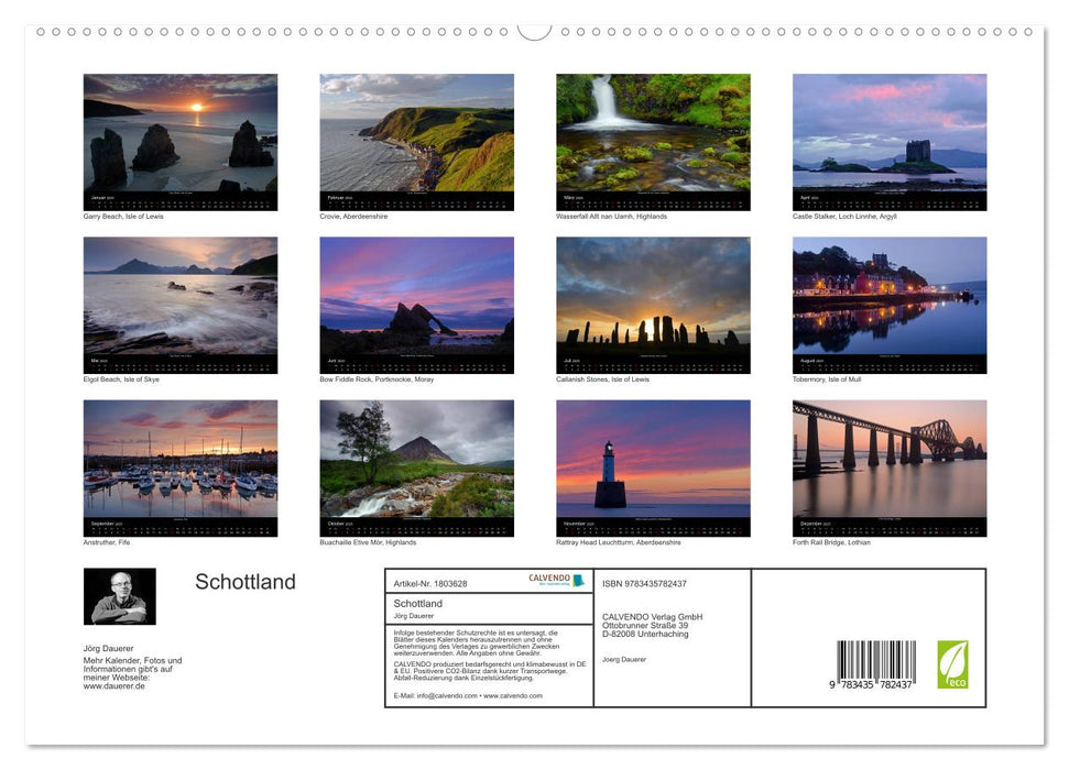 Schottland (CALVENDO Premium Wandkalender 2025)