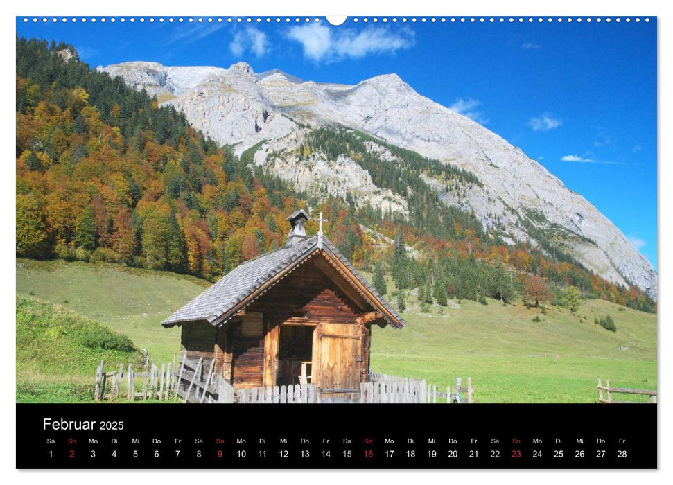 Berge, Täler & Seen (CALVENDO Premium Wandkalender 2025)