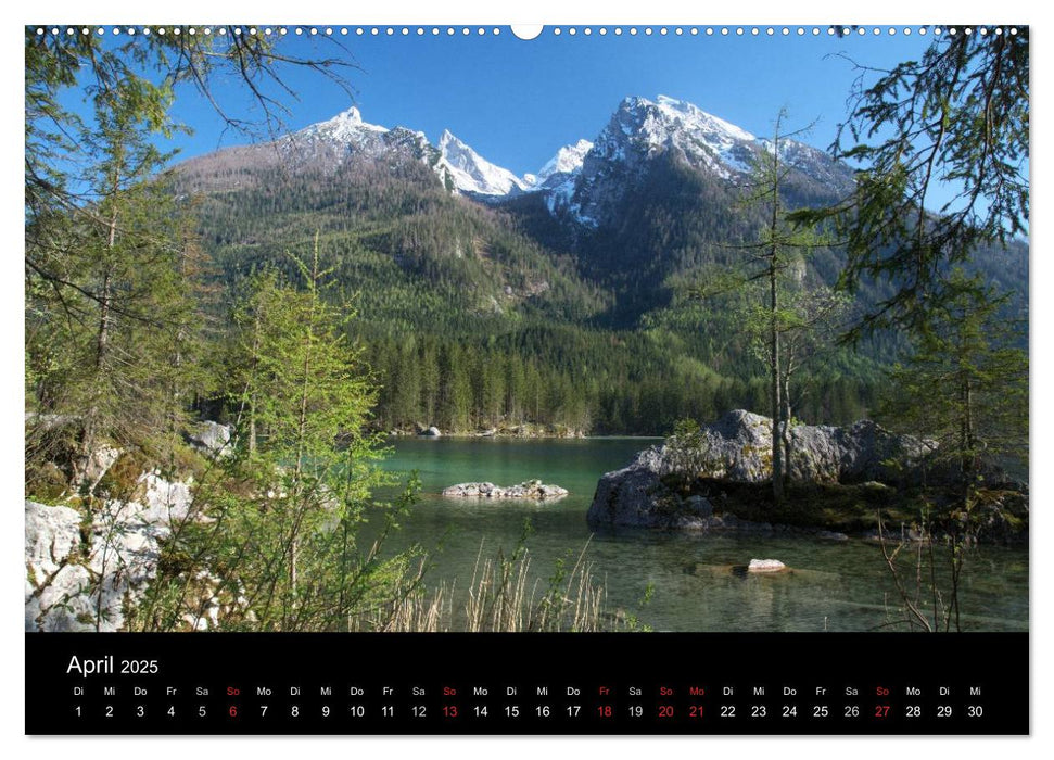 Berge, Täler & Seen (CALVENDO Premium Wandkalender 2025)