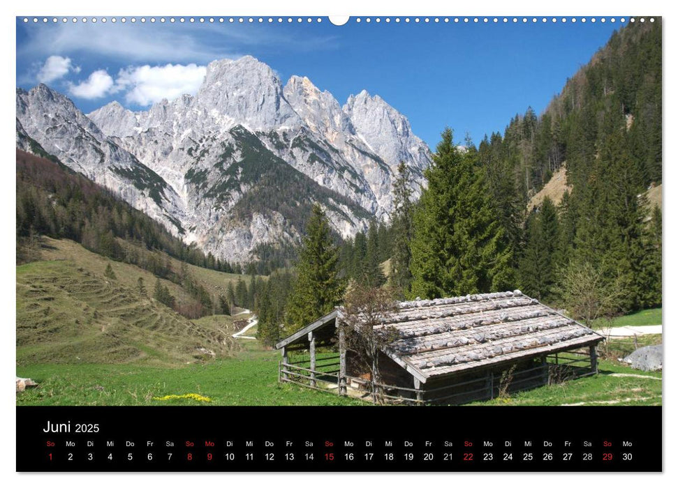 Berge, Täler & Seen (CALVENDO Premium Wandkalender 2025)