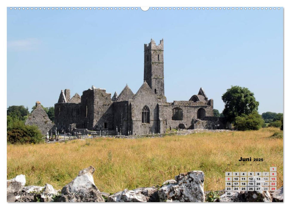 Irland (CALVENDO Premium Wandkalender 2025)